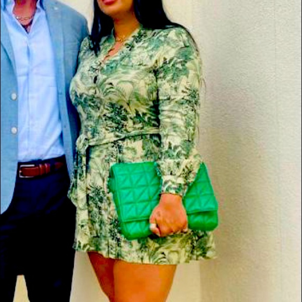 Button up tie dress